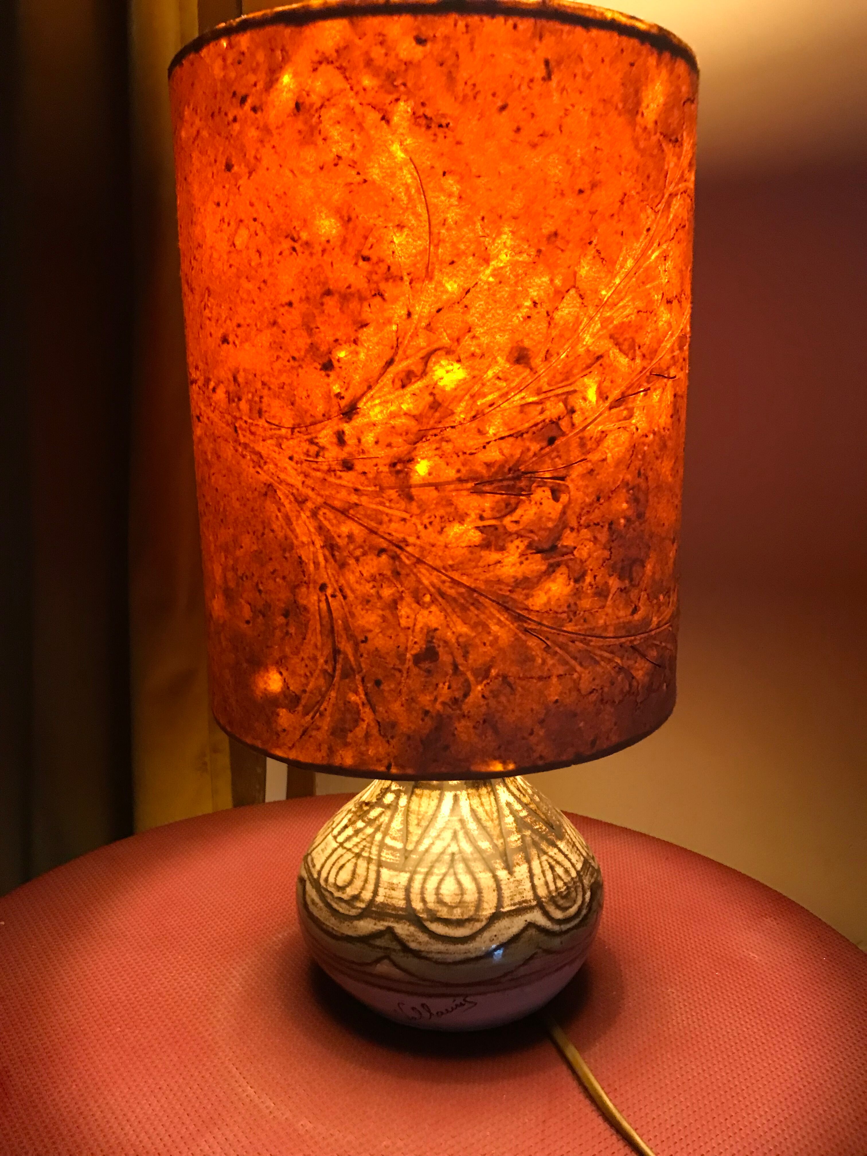 Ceramic lamp Vallauris