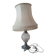 Silver floor lamp