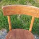 Set of 4 Thonet bistro chairs from the 1950s.