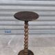 Turned wooden saddle