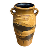 Xl Scheurich vase brown model 220-44 1970s