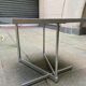Coffee table - aluminium and black lasca - 1960