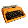 Machine à écrire orange années 70 Triumph - Contessa de Luxe