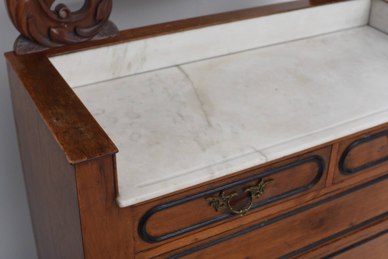 Victorian Toilet with marble and mirror