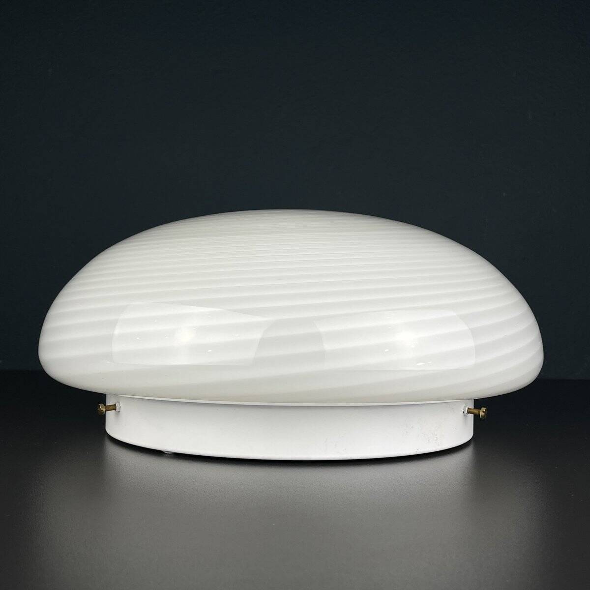 Classic Murano glass whirlwind lamp, ceiling or wall-mounted, Italy, 1970s.