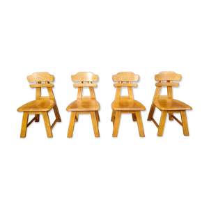 Chaises brutalistes néerlandaises