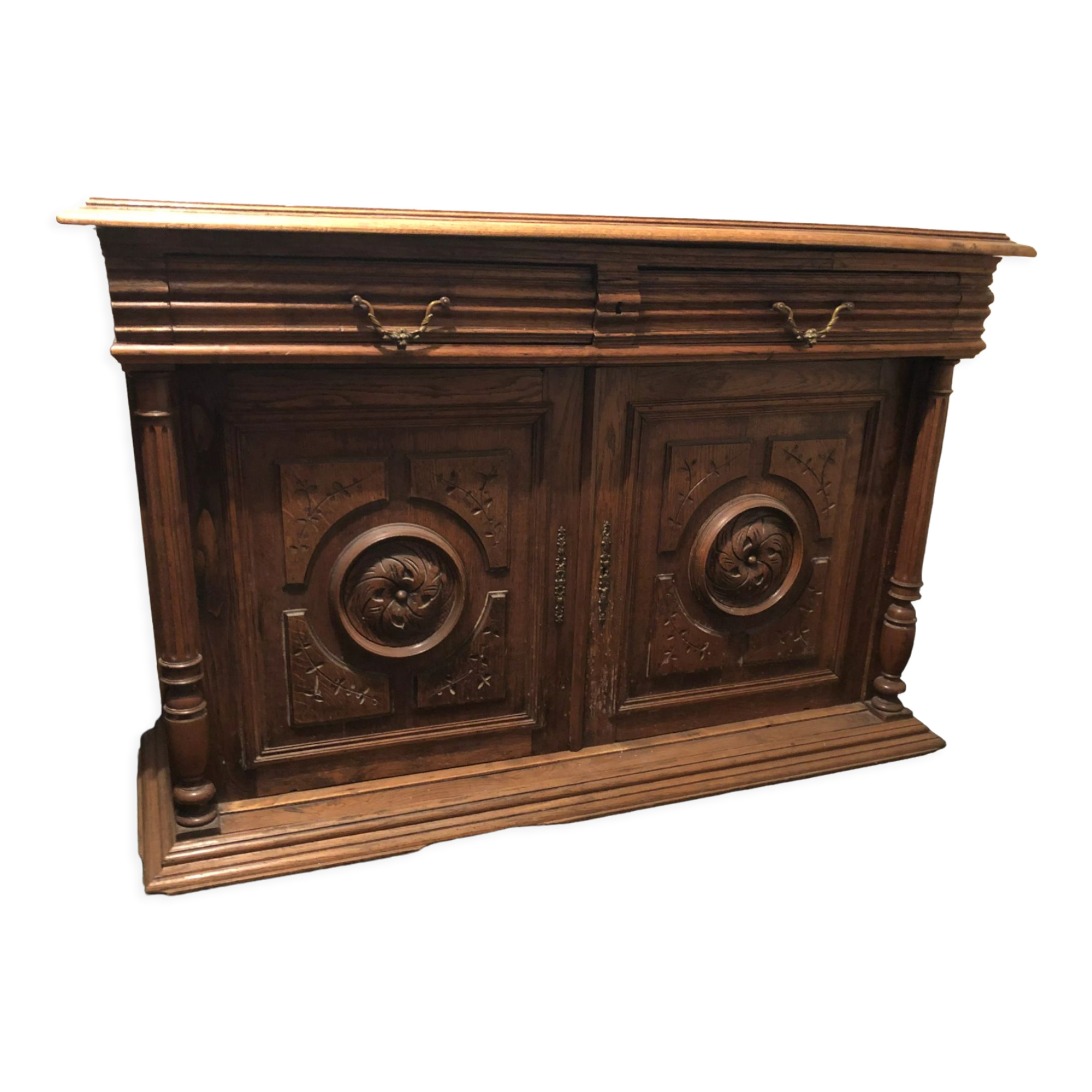 Old low sideboard