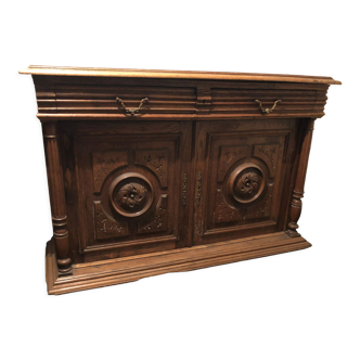 Old low sideboard