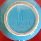 Blue elephant teapot