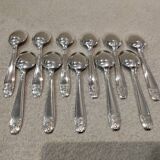 11 silver-plated metal coffee spoons Lemondial Grand Prix Monaco