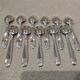 11 silver-plated metal coffee spoons Lemondial Grand Prix Monaco