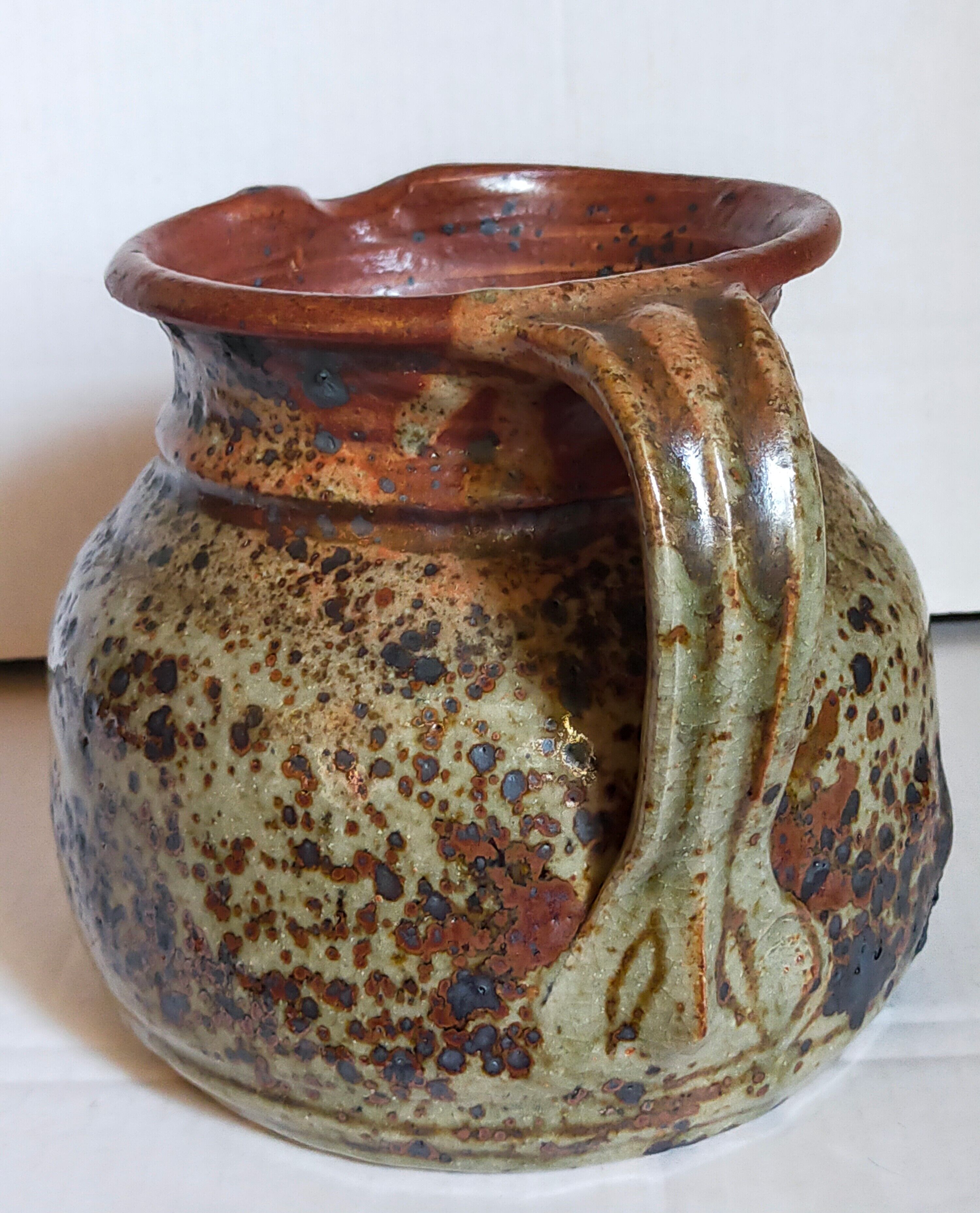 Traditional pottery sandstone pyrite Art-popular XIXth