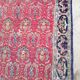 Ancien tapis persan soie ghoum 168 x 106 cm
