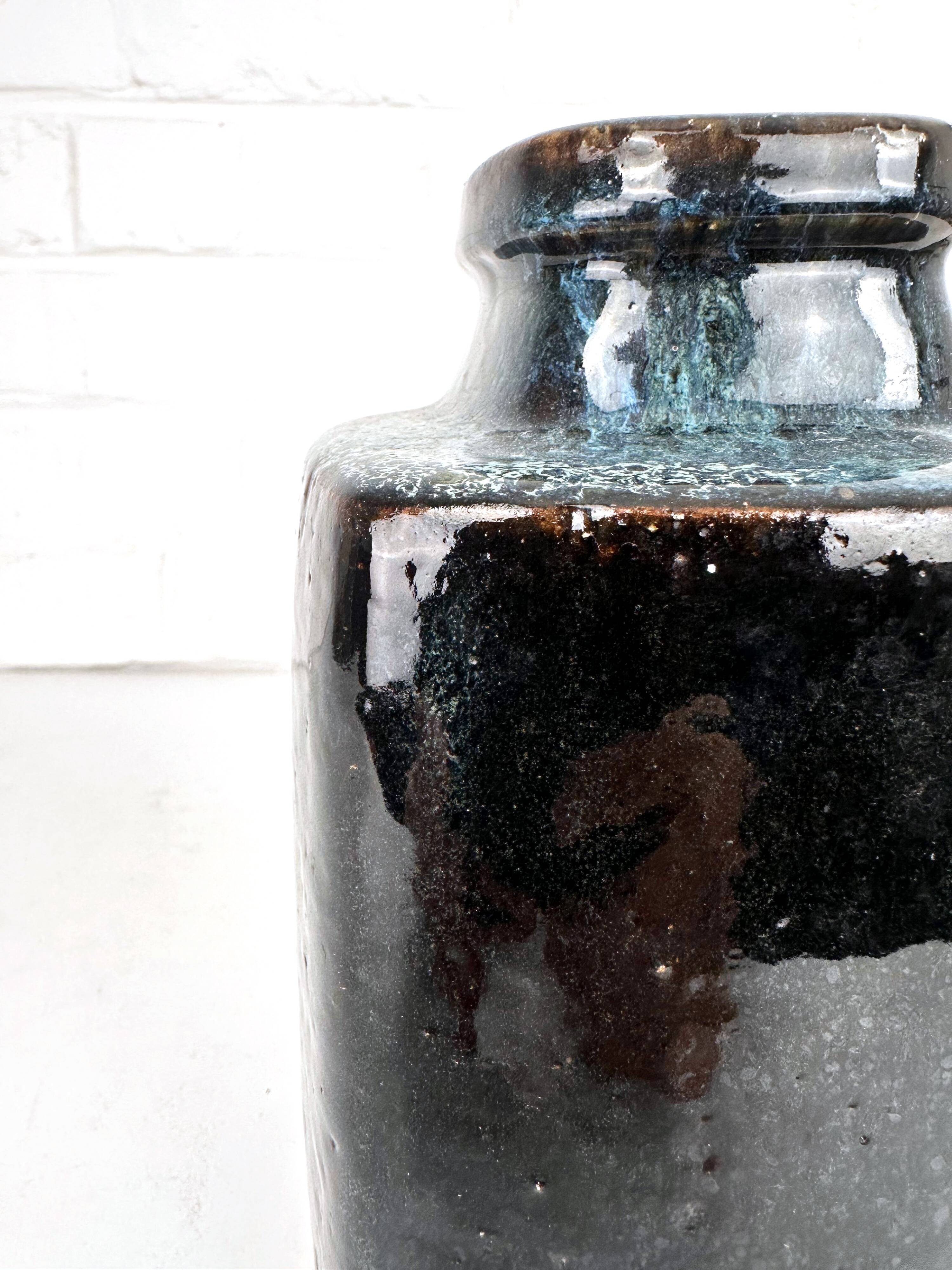 Sculptural stoneware vase by Jytte Trebbien, Denmark, 1970s