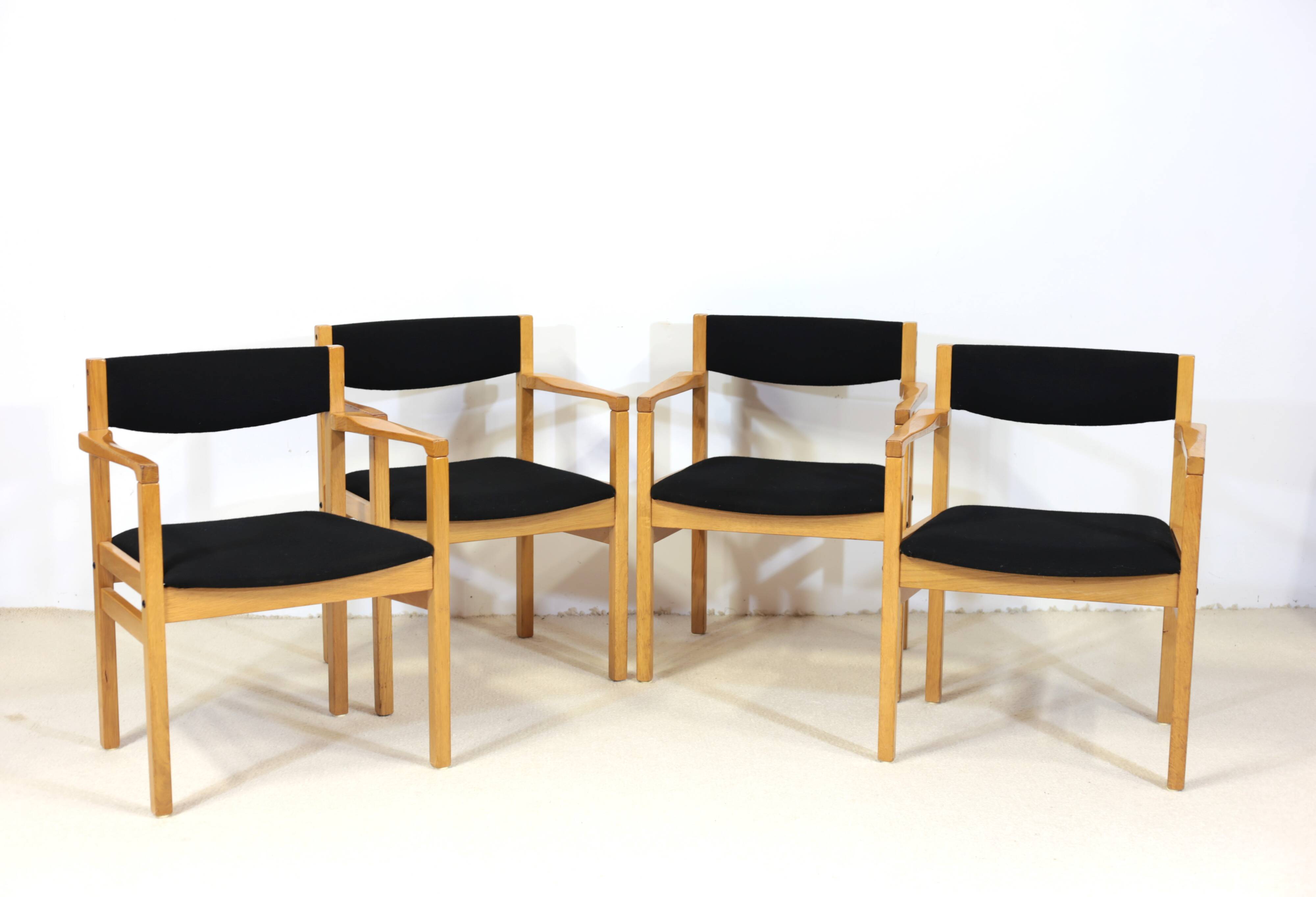 Fauteuil danois en chêne