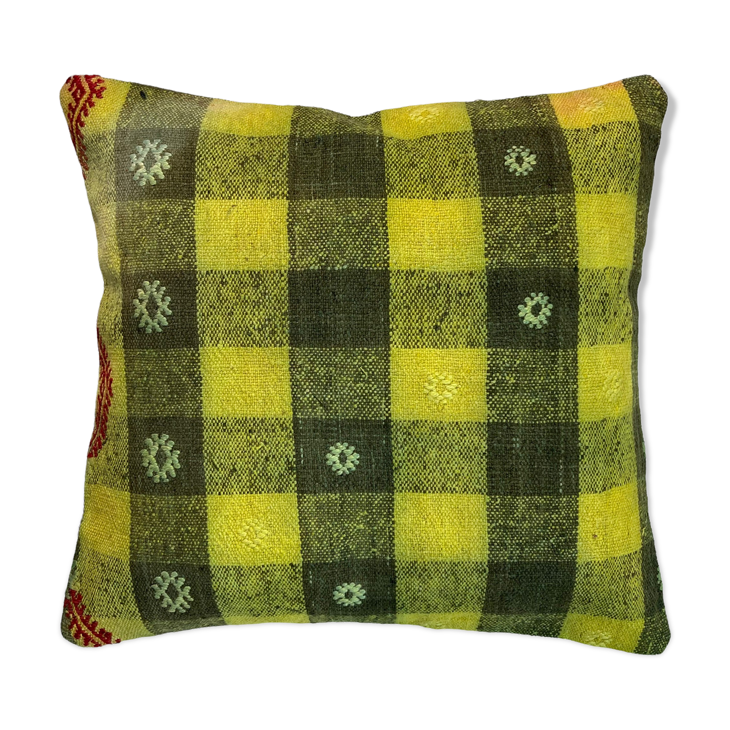 Turkish  kilim cushion cover , 45 x 45 cm