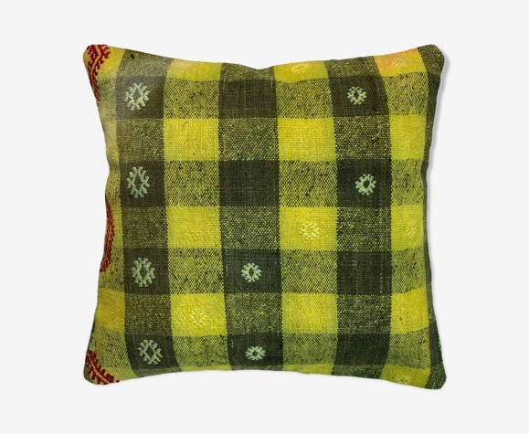 Turkish kilim cushion cover , 45 x 45 cm