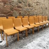 Set of 16 stackable designer chairs – Roland Rainer