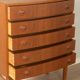 Elegant chest of drawers from the 1960s by Kai Kristiansen for FM Møbler