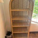 Emmanuelle rattan shelf