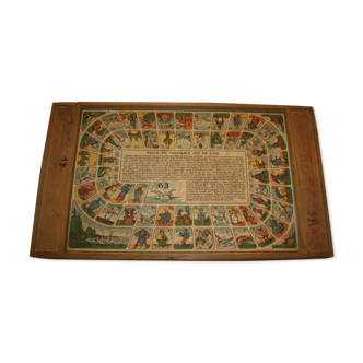 Ancient game of goose and ladies "La Grange"