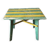 Vintage patinated garden table