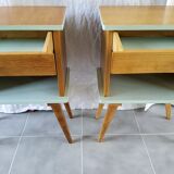 Pair of bedside tables 50s
