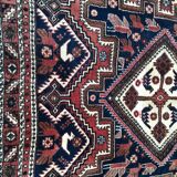 Carpet vintage Persian Afshar done hand 143 X 187 CM