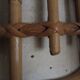 Pair of vintage bamboo bedside lamps