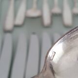 François Frionnet Art Deco silver-plated cutlery set