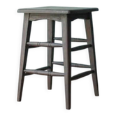 Tabouret vintage français des années 40, tabouret bois, siège d'appoint, stool