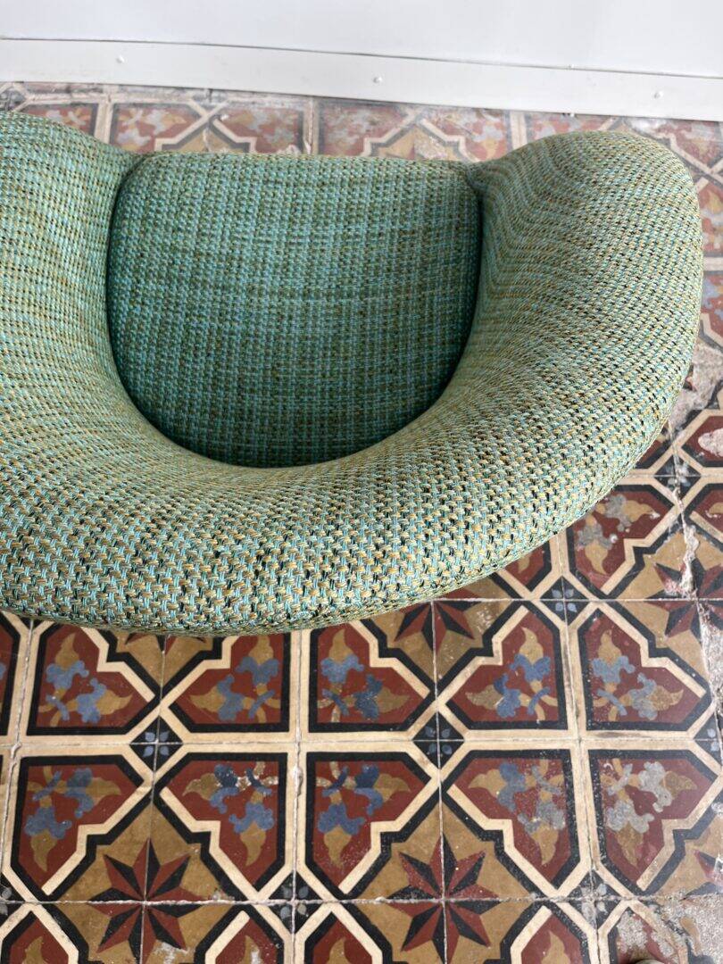 Vintage swivel lounge chair, Metakor ('70s, Belgium)