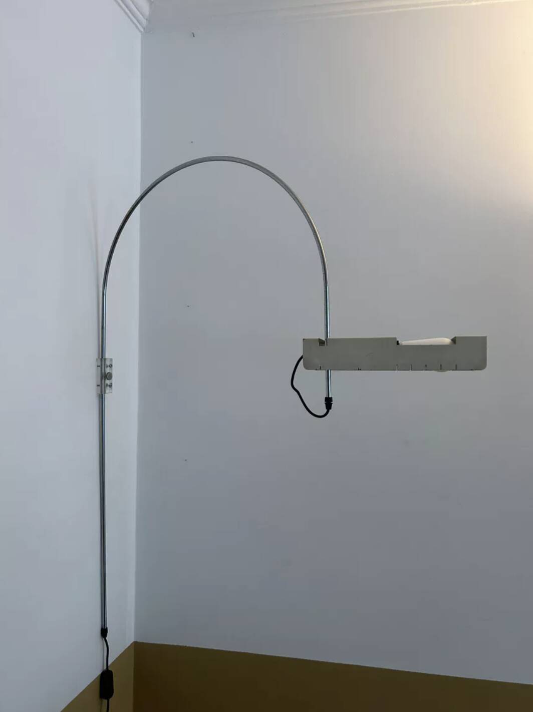 Adjustable wall light, Italian design 1970