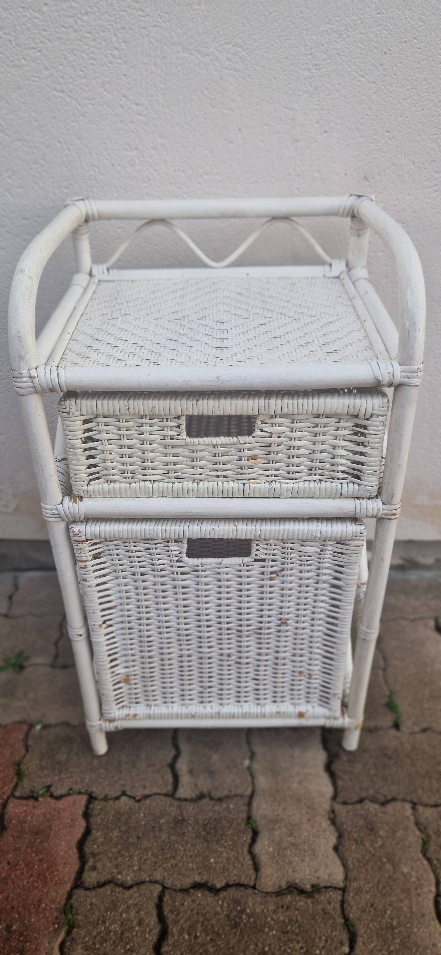 Rattan laundry basket furniture
