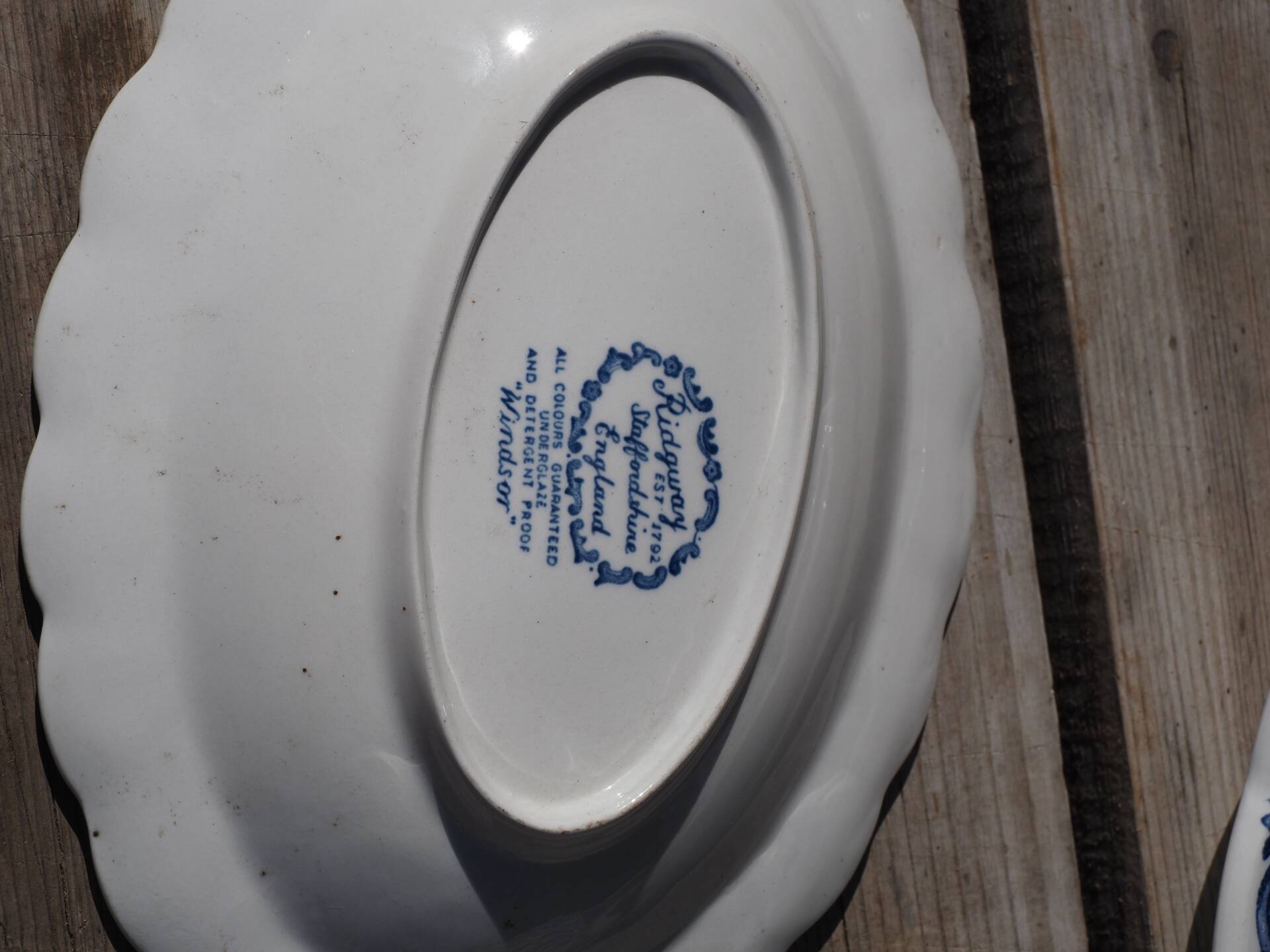 English porcelain service Ridway Staffordshire, 1980s