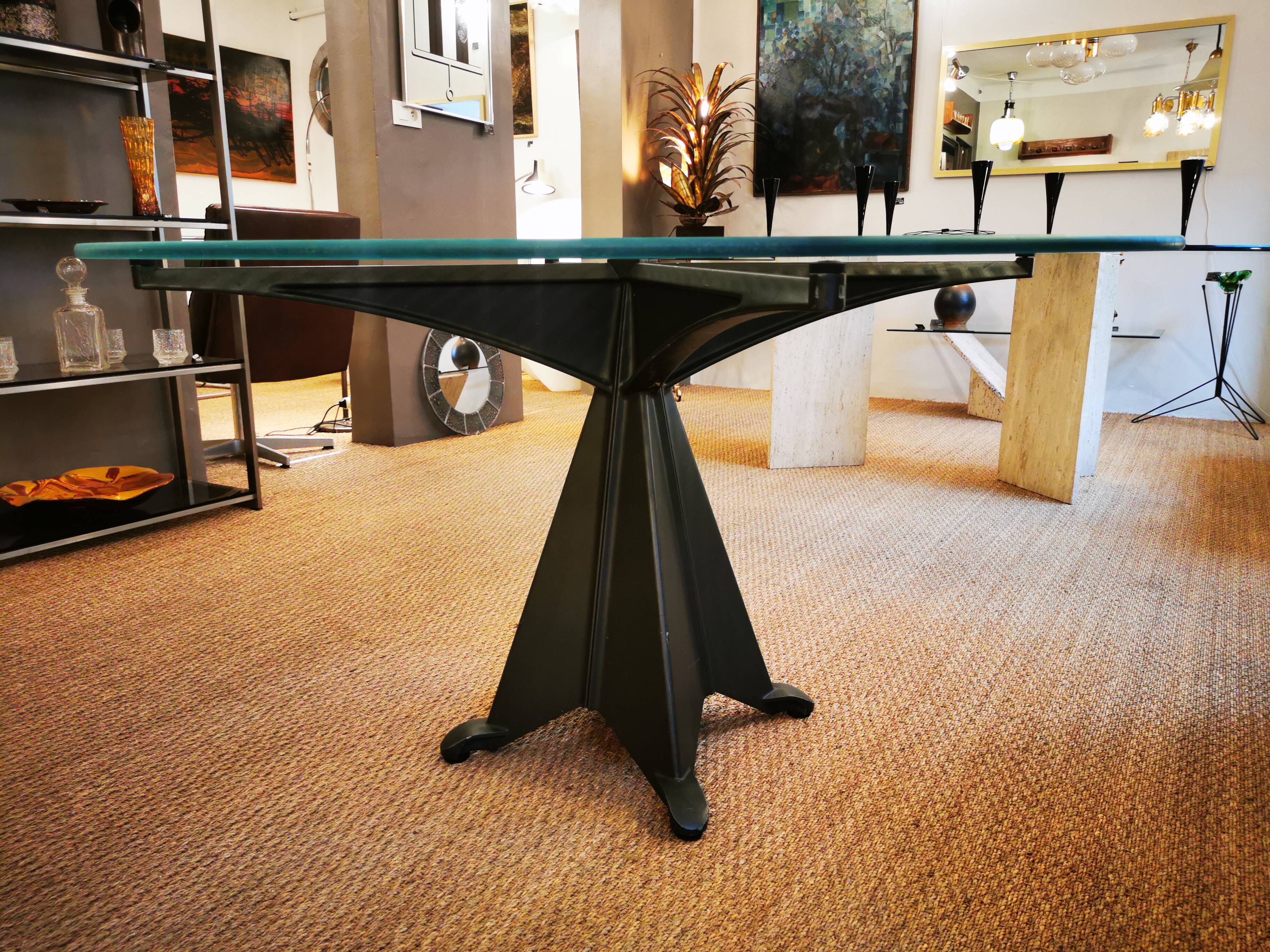 "Alada" designer dining table, Oscar TUSQUETS - 1980s
