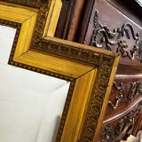 Large gold mirror in the Louis XVI style