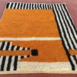 Traditional Moroccan Beni Ouraine Berber rug, size 100 x 200 cm