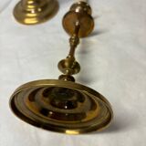 Paire de chandelier en laiton