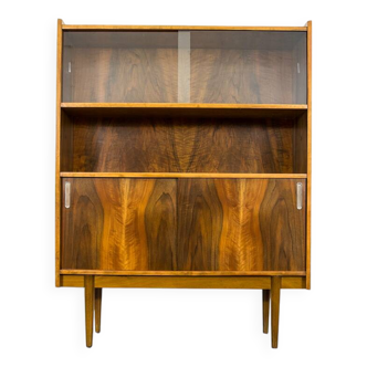 Display Cabinet in Walnut, type 1050, Poland, 1960s