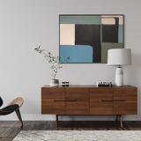 Abstract green table