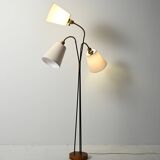 Lampadaire scandinave à trois lumières