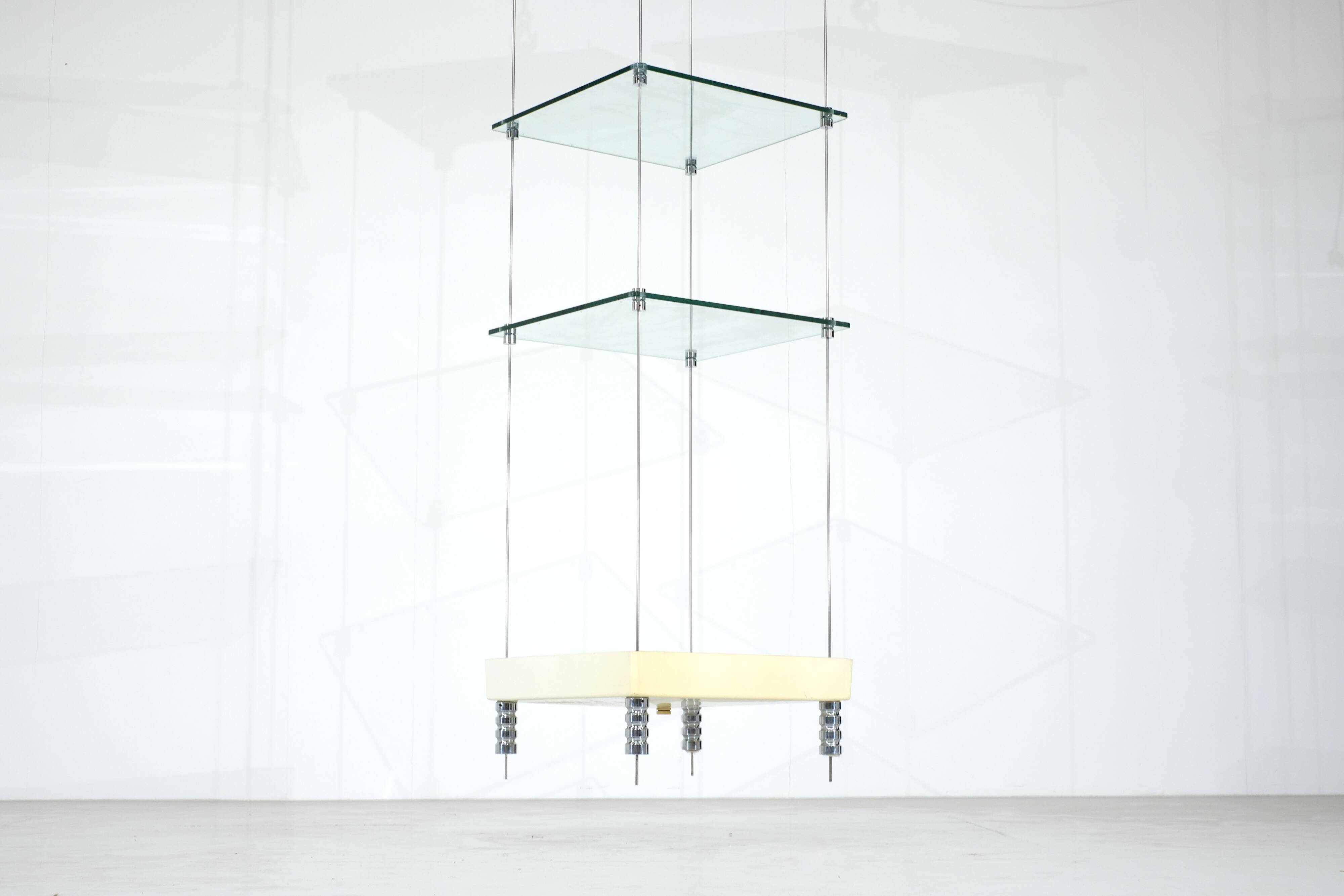 Esposi Ramloc hanging bookcase by Marino Collecchia for Espo-1970s
