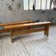 Paire de bancs en pin Charlotte Perriand Les arcs