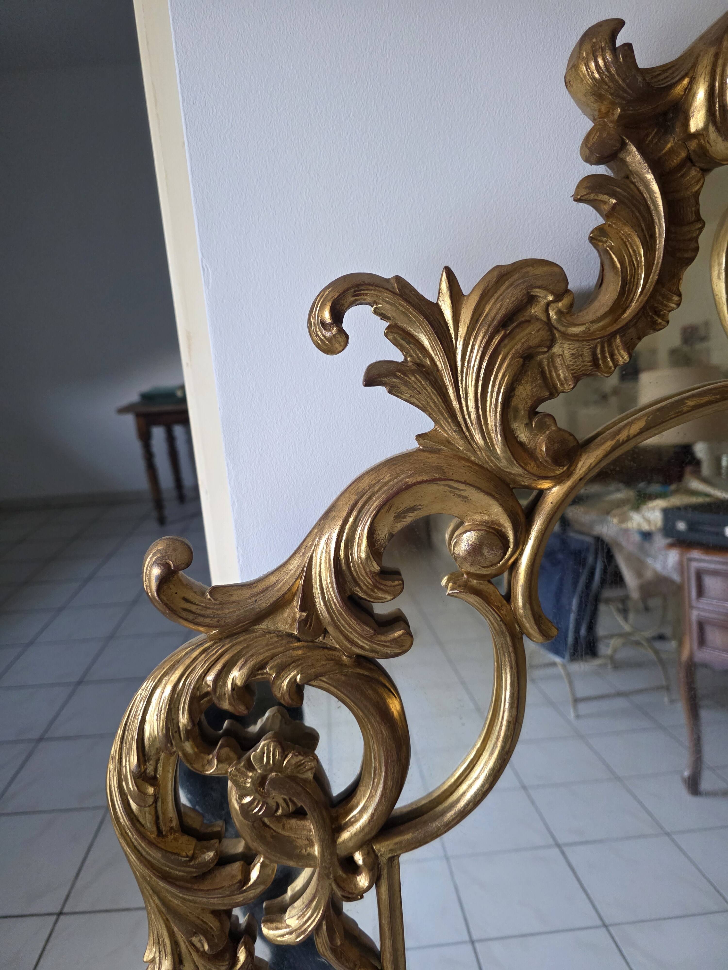 Miroir style Louis XV Rocaille