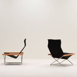 Set of 2 ny chairs by takeshi nii, 1950s japan.