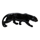Art Deco Style Black Panther Ceramic