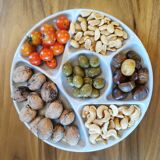 Lot de 17 assiettes compartimentées anciennes Gien