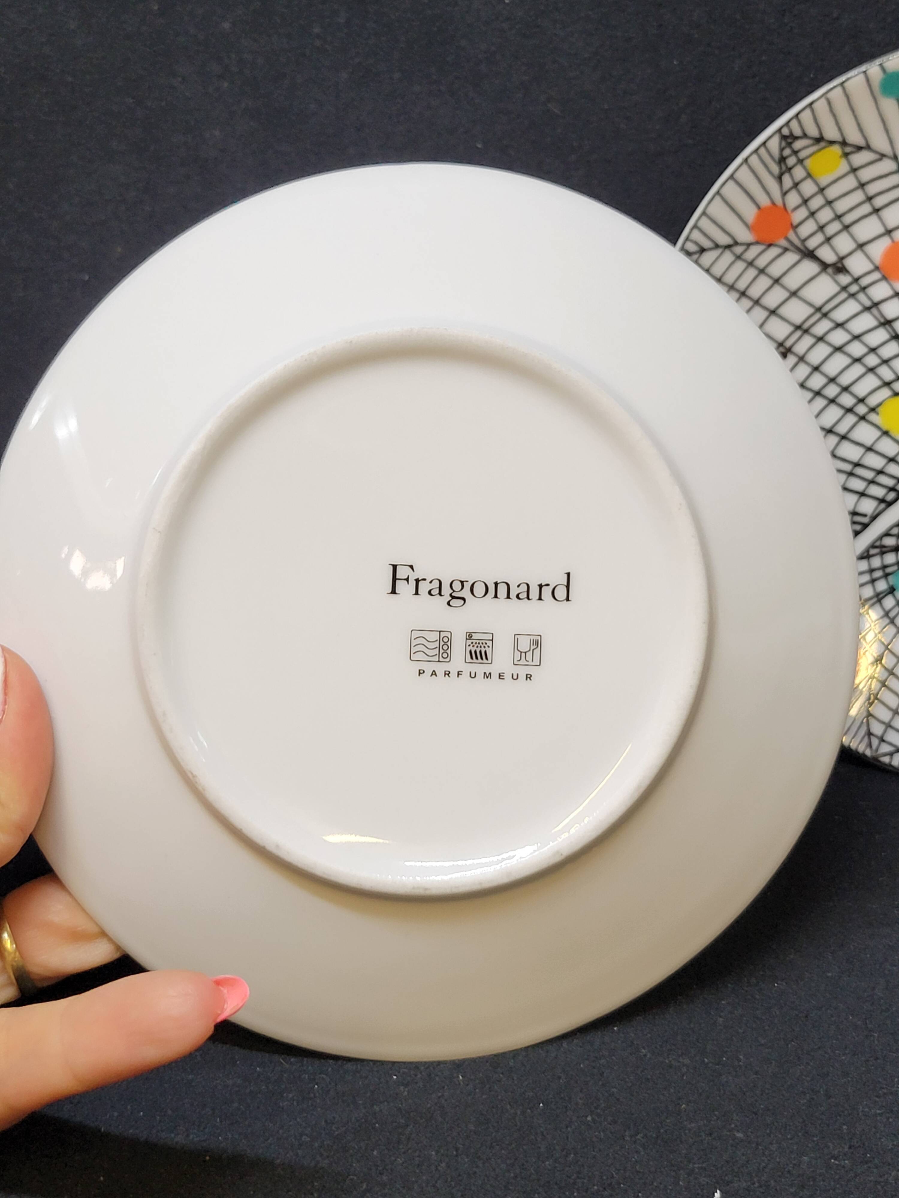 2 Petites Assiettes Fragonard Danseuses