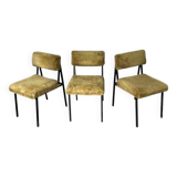 Set of three 50s chairs